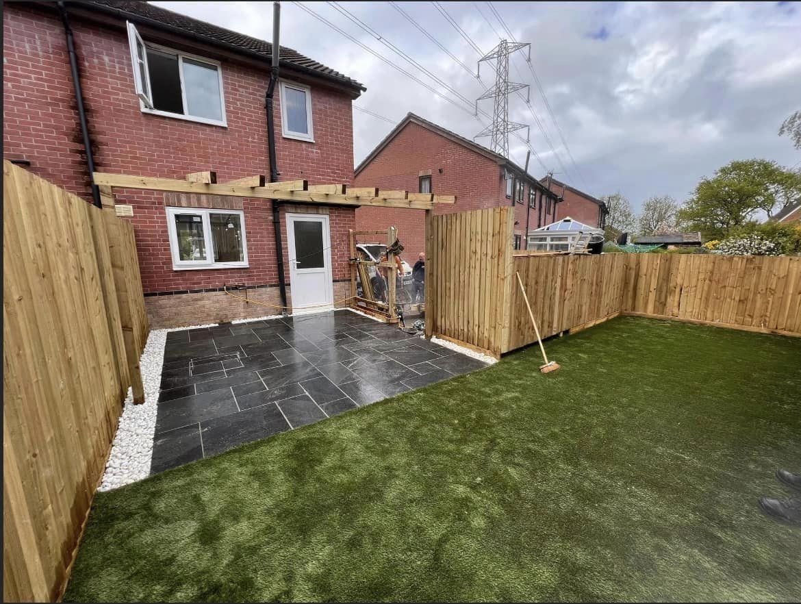 Fresh look hard landscaping services