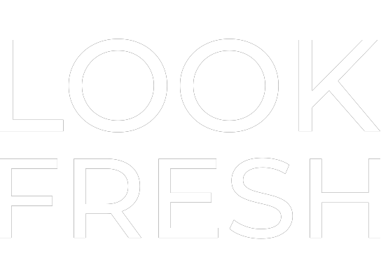 Look fresh logo white